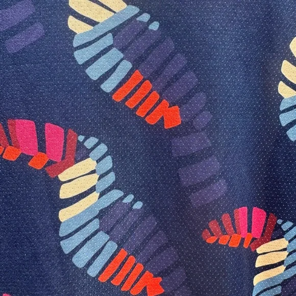 SOLD ELSEWHERE FARM Rio Anthropologie colorful athletic crop top / S - Picture 10 of 12